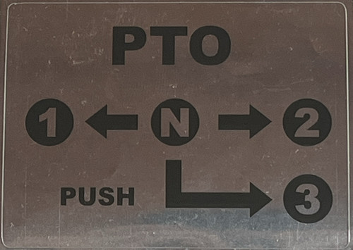 Pto range decal fits - decal,